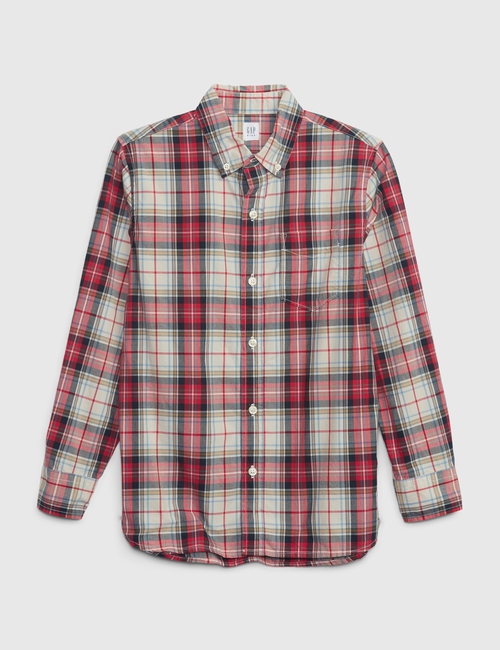 Kids Poplin Button-Down Shirt