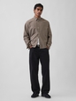 Relaxed Straight-Hem Oxford Shirt