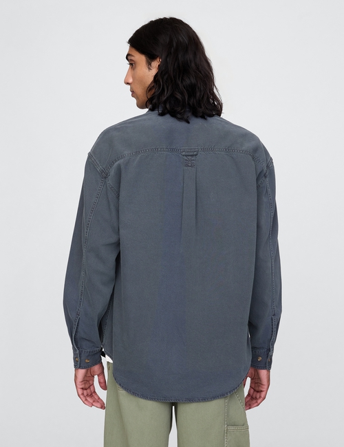 LS DENIM ULTRASOFT BIG SHIRT