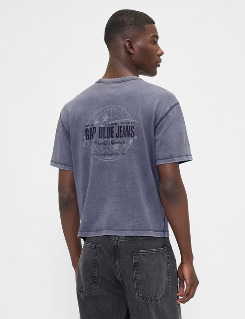 Heavyweight Crop Graphic T-Shirt