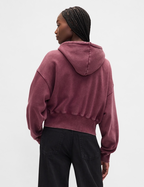 VintageSoft Full-Zip Wedge Hoodie