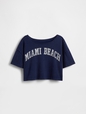 Kids Oversized Wide-Neck T-Shirt