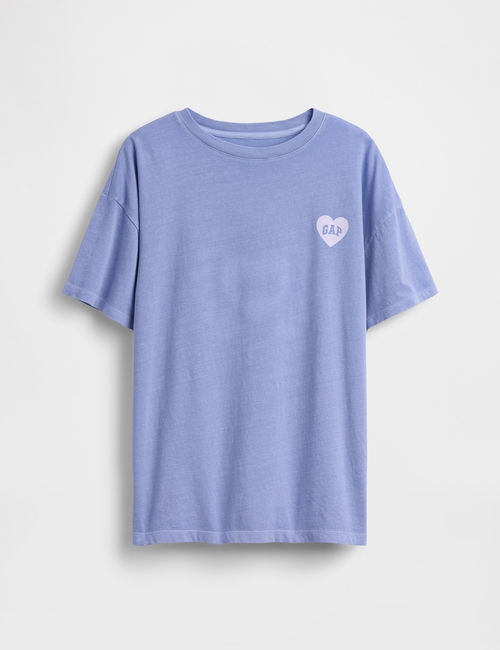 Kids Gap Heart Logo Oversized Tunic T-Shirt