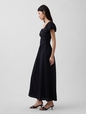 SS DROPWAIST LINEN MAXI DRESS