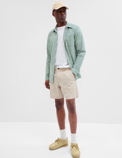 7" Canvas Utility Shorts