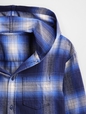 HOODED FLANNEL SHIRT
