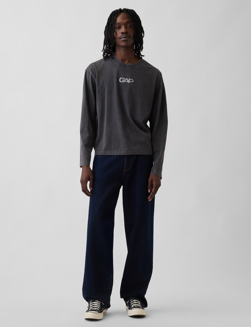 Relaxed Gap Logo Crop T-Shirt