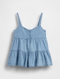 TIERED DENIM TANK