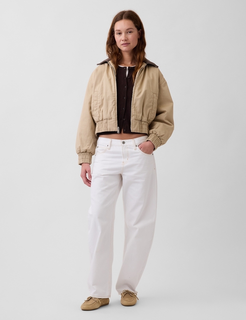 Oversized Bomber Jacket