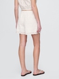 High Rise Eyelet Easy Shorts