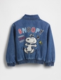 Baby & Toddler Snoopy Logo Denim Jacket
