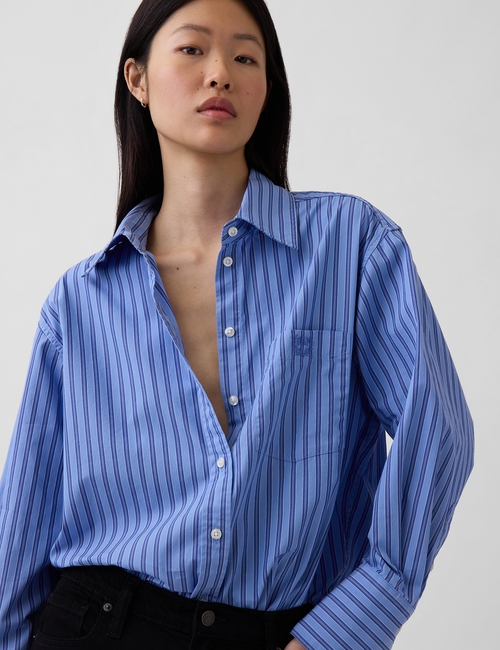Organic Cotton Poplin Big Shirt