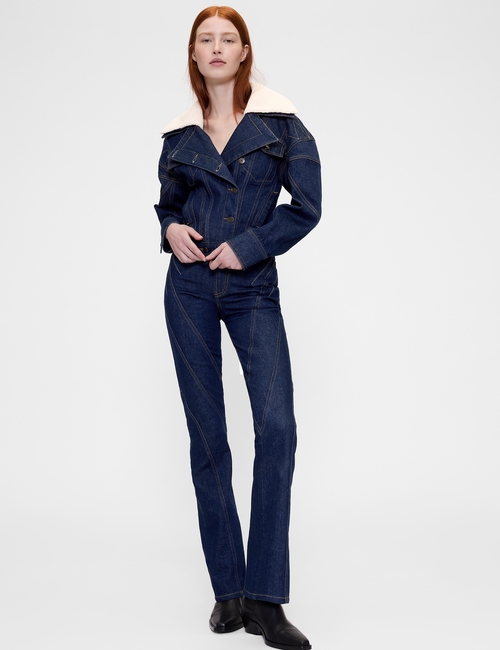 GapStudio High Rise Seamed Boot Jeans