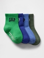 Baby & Toddler Logo Quarter Crew Socks (4-Pack)