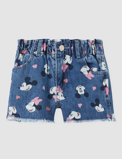 babyGap | Disney Mickey Mouse and Minnie Mouse Paperbag Mom Jean Shorts
