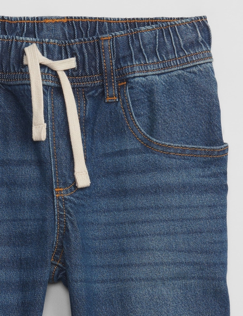 Kids Slim Pull-On Jeans with Washwell