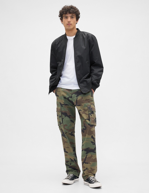 100% Recycled Relaxed Ripstop Bomber Jacket