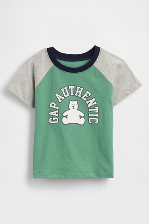 babyGap Colorblock Brannan Bear Graphic T-Shirt