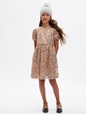 Kids Puff Sleeve Sequin Dress