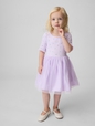 Baby & Toddler Pointelle & Tulle Mixed Media Dress