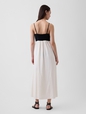 SL EMPIRE MAXI LINEN DRESS