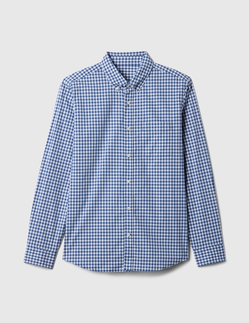 Stretch Poplin Shirt in Standard Fit