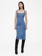 GapStudio Seamed Denim Midi Dress