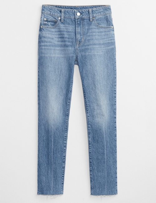 Mid Rise Slim Boyfriend Jeans