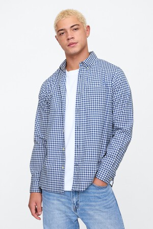 V-LS STANDARD STRETCH POPLIN
