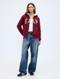 Relaxed Gap Logo Sherpa-Lined Zip Hoodie