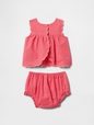 Baby Linen-Cotton Outfit Set