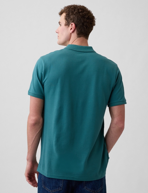 V-STRETCH PIQUE POLO - SOLID