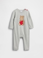 Baby Brannan Bear Heart Sweater One-Piece