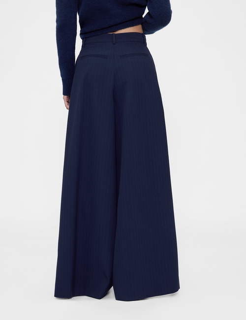 GapStudio Mid Rise Pleated Baggy Trousers