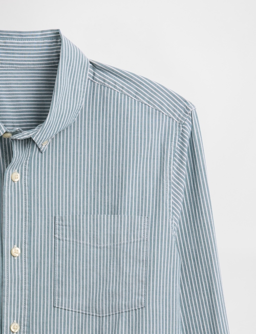 Stretch Poplin Shirt in Standard Fit