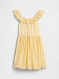 Kids Eyelet Ruffle Dress
