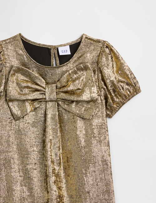 babyGap Puff Sleeve Bow Dress