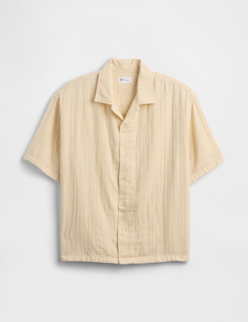 Boxy Gauze Vacay Shirt