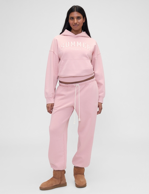 GAP X SUMMER FRIDAYS LOGO TERRY FLEECE SWEATPANT