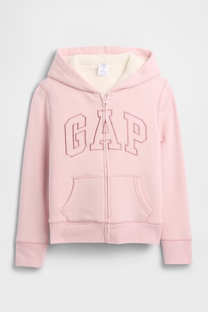 Kids Gap Logo Sherpa Hoodie