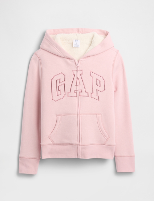 Kids Gap Logo Sherpa Hoodie