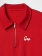Vintage Soft Gap Logo Polo Sweatshirt