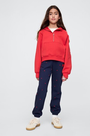 بنطال رياضي فضفاض بشعار جاب وطبعة يوم الحب للأطفال