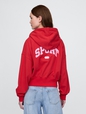 French Terry Oversized Zip Wedge Hoodie