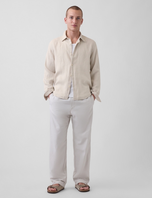 100% Linen Relaxed Shirt