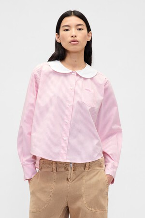 Gap × Sandy Liang Poplin Oversized Shirt