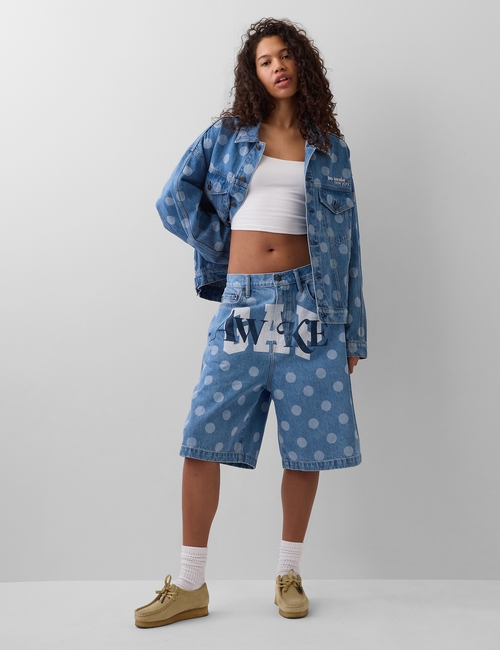 Gap × Awake NY ‘90s Loose Dotted Denim Shorts
