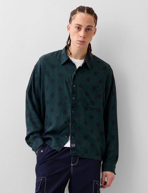 Gap × Awake NY Twill Dotted Big Shirt