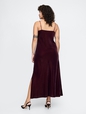 Recycled Velvet Maxi Slip Dress