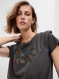 100% Organic Cotton Floral Gap Logo T-Shirt